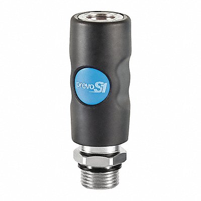 PREVOST ISI081251 Industrial Safety Coupler 1/4 MNPT