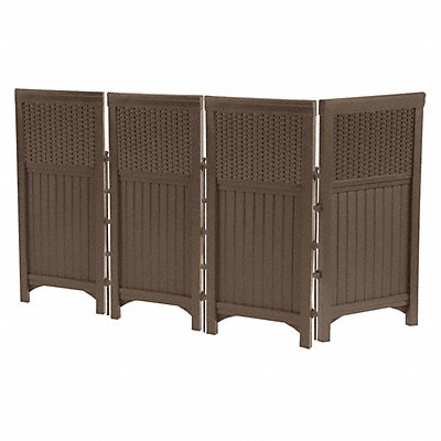 SUNCAST FSW4423 Wicker Outdoor Screen Enclosure Resin