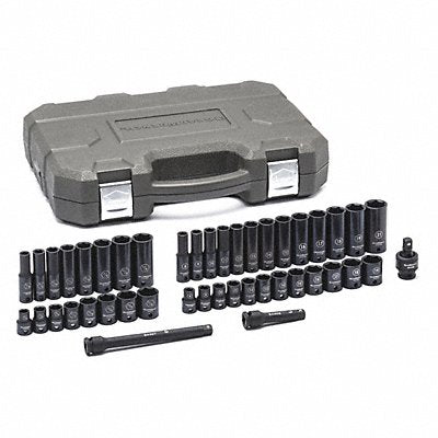 GEARWRENCH 84916N SAE/Metric Impact Socket 3/8 D 47pcs.