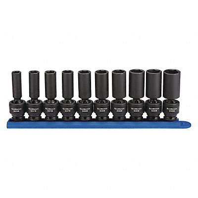 GEARWRENCH 84924N Metric Deep Impact Socket 3/8 D 10pcs.