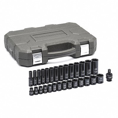GEARWRENCH 84925N Metric Impact Socket 3/8 D 6pt. 29pcs.