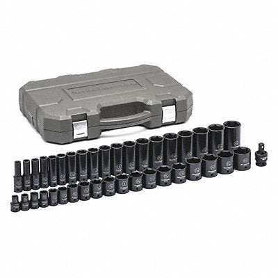GEARWRENCH 84947N SAE Impact Socket Set 1/2 D 6pt. 39pcs.