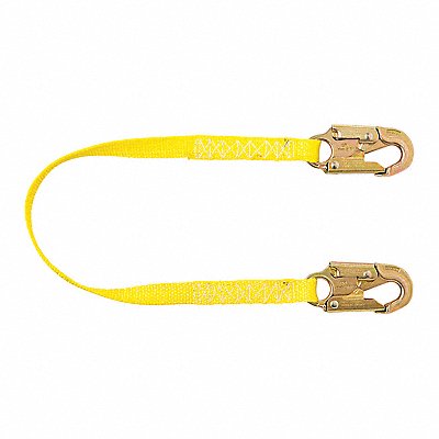GEMTOR 261L3 Web Lanyard w/Locking Snaphook 3 ft.