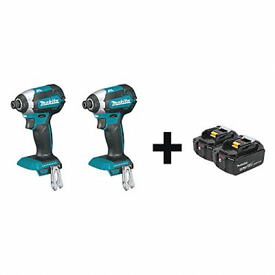 MAKITA XDT13ZXDT13ZBL1840B2 Impact Driver Kit Pistol Grip 18VDC