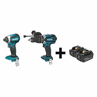 MAKITA XDT13ZXPH03ZBL1840B2 Cordless Combination Kit 2 Tools 18V DC