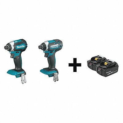 MAKITA XDT13ZXDT11ZBL1840B2 Cordless Combo Kit 18.0 V 2 Tools 2 Batt