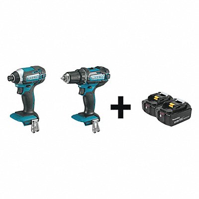 MAKITA XDT11ZXFD10ZBL1840B2 Cordless Combination Kit 2 Tools 18V DC