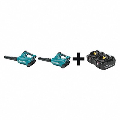MAKITA XBU02ZXBU02ZBL1840B2 Cordless Handheld Blower Kit 18V 4.0Ah