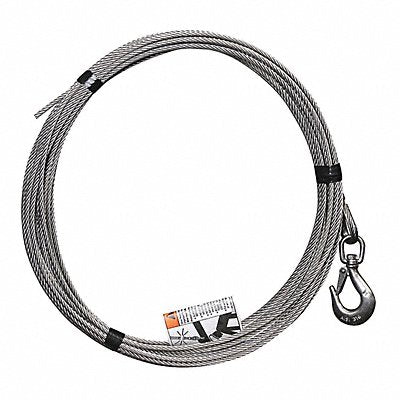 OZ LIFTING PRODUCTS OZSS1990 Cable Assembly SS 3/16 x 90 ft.