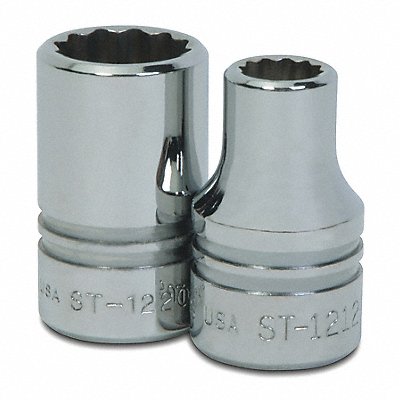 WILLIAMS ST1248 Standard Socket 1/2 D 12Pt 1-1/2