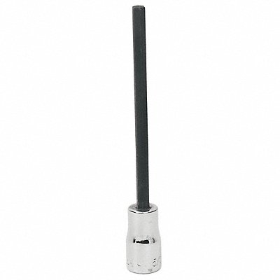 WILLIAMS JHWMA412LA Hex Bit Socket 1/4 D Long 9/64