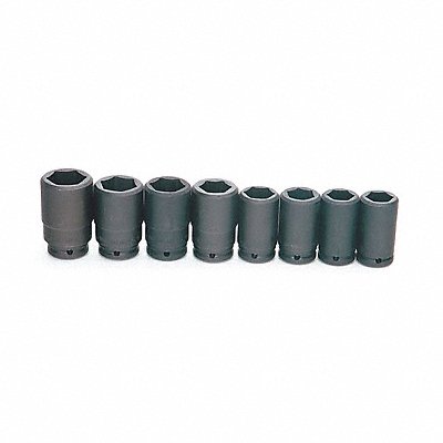 WILLIAMS JHWWS610HA Impact Socket Set 3/4 D 6Pt 10 pcs. SAE