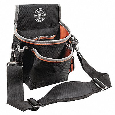 KLEIN TOOLS 5243 Black Tool Pouch Ballistic Nylon