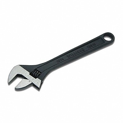 WILLIAMS 13610A Adjustable Wrench Black 10