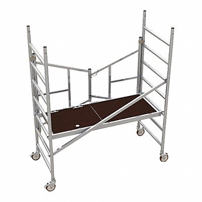 METALTECH ALQ0100 Scaffold Tower Easy-Set Aluminum 6 ft.