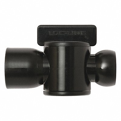 LOC-LINE 39853BLK Female NPT Valve Black 1/2 PK10