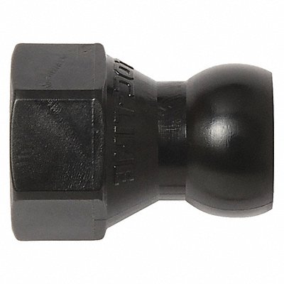 LOC-LINE 49434BLK SAE Flare Nut Adaptor Black 1/4 PK20