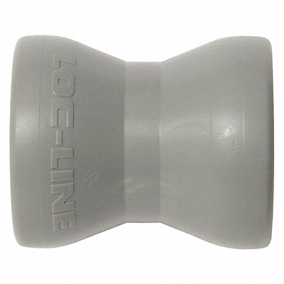 LOC-LINE 59872G Double Socket Grey 1/2 PK20