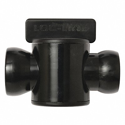 LOC-LINE 69558BLK In-Line Valve Black 3/4 PK10