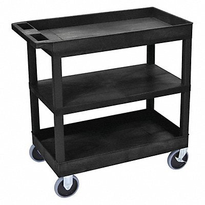 LUXOR EC121HDB Cart (2) Tub 1 Flat shelves 18 x32