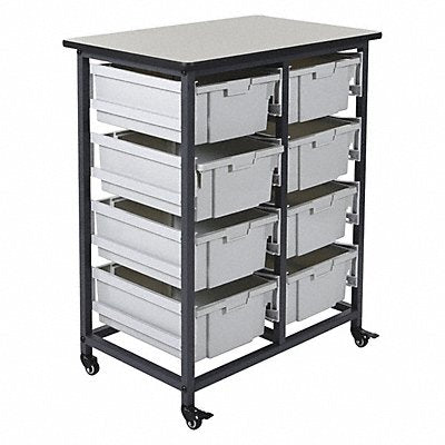 LUXOR MBSDR8L Stackable Storage Bins (8 L)