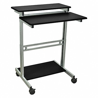 LUXOR STANDUP315B Stand Up Workstation - Black 315