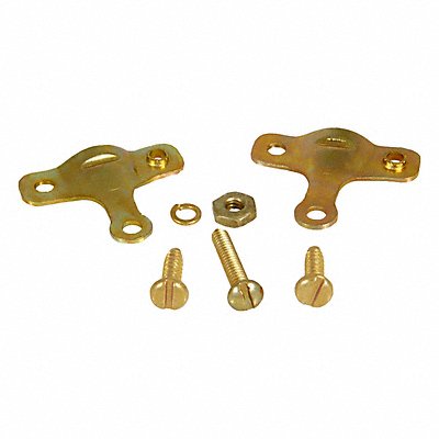 ANDERSON POWER PRODUCTS 5905BK Bolt-On Cable Clamp Metal Silver