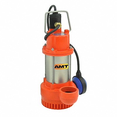 AMT PUMPS 598A95 Submersible Sump Pump 20ft 15in H 115VAC