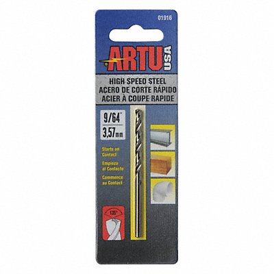 ARTU 1916 Drill Bit Steel High Speed 9/64