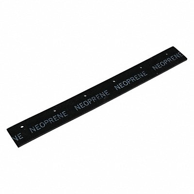 TOUGH GUY 3ZHR1 Squeegee Blade 9 1/2 in W Black