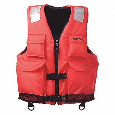 KENT SAFETY 15020000000000 Life Jacket 4XL/7XL 15.5lb Foam Orange