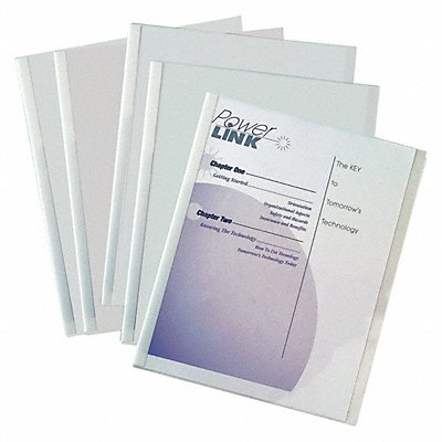 C-LINE PRODUCTS 32457 Report Covers Binding Bars Clear PK50