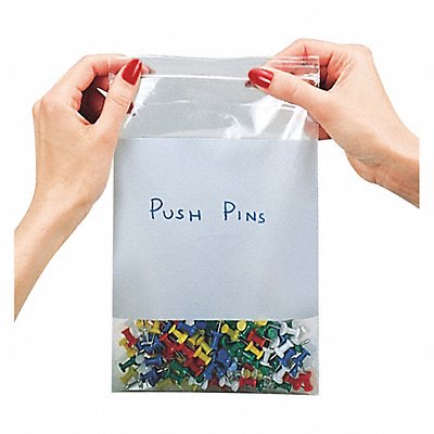 C-LINE PRODUCTS 47235 Write-On Bags Recloseable 3 x 5 PK1000