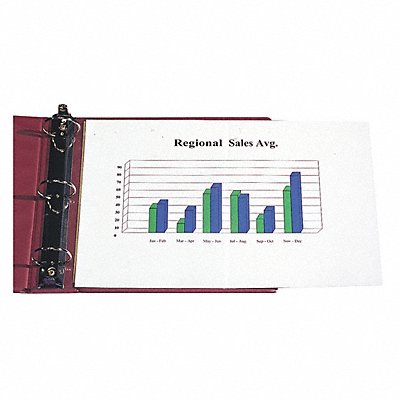 C-LINE PRODUCTS 62237 Panoramic Page Protector 11 x 8.5 PK25