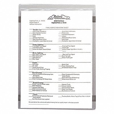 C-LINE PRODUCTS 83911 Shop Ticket Holder Magnetic 8.5x11 PK15