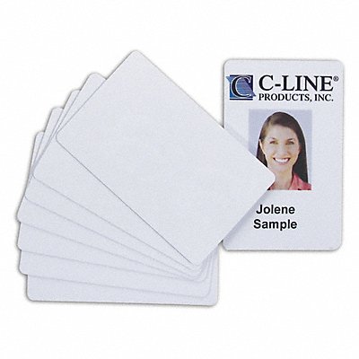 C-LINE PRODUCTS 89007 Quality Video Grade PVC Card PK100