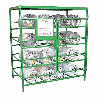 SAFTCART SPC16 Propane Cage 48 W x36 D x70 H 285 lb.