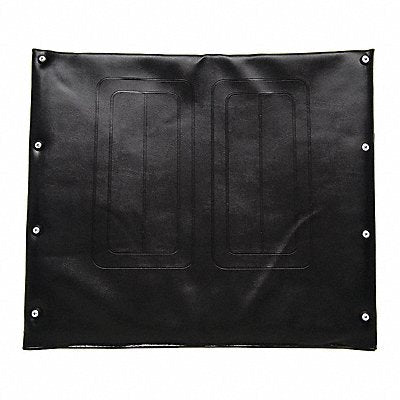 ALCO 763A3 Vinyl Back Upholstery 18 W 8 Hole Black