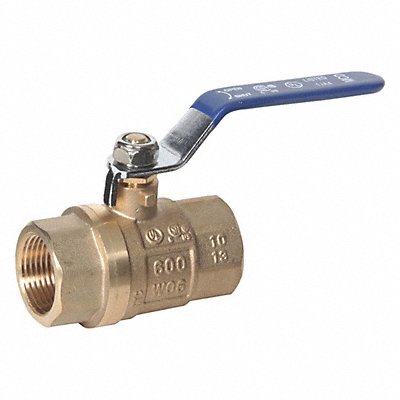 MIDWEST CONTROL KTC25 Brass Ball Valve 1/4 FPT 600 CWP