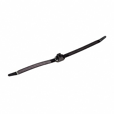 GROTE 836040 Dual Clamp Tie Black 12-3/4 150lb. PK50