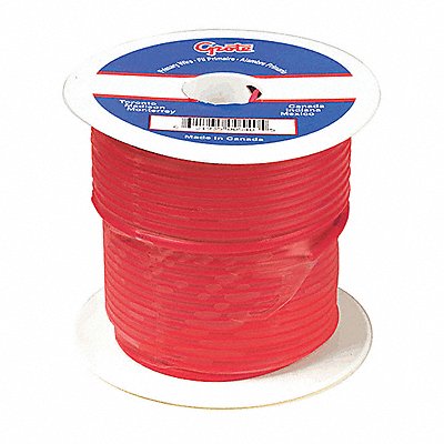 GROTE 877000 Primary Wire 14 Gauge Red 100 ft Roll