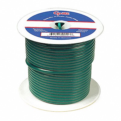GROTE 877006 Primary Wire 14 Gauge Green 100 ft.Spool