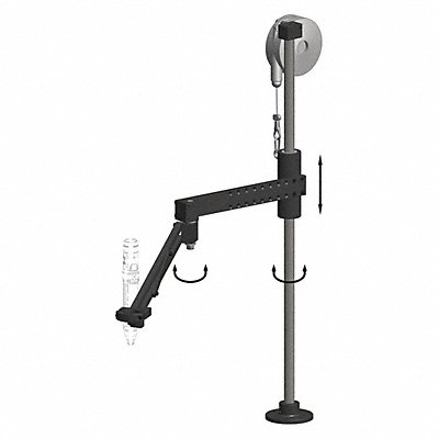 FLEXARM BA40R1200071 Torque Arm 21 1/2 Vertical Travel