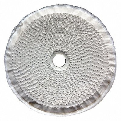 GRAINGER 5A725 Buffing Wheel Spiral Sewn 8 Dia