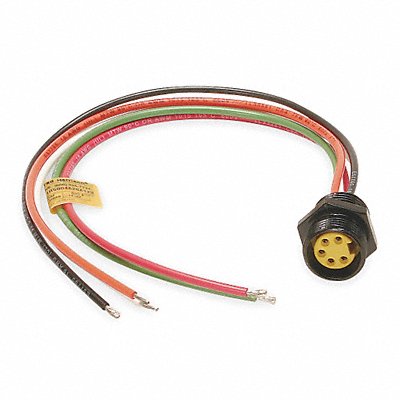 BRAD HARRISON 1R5004A20A120 External Thread Receptacle 5 Female 8A