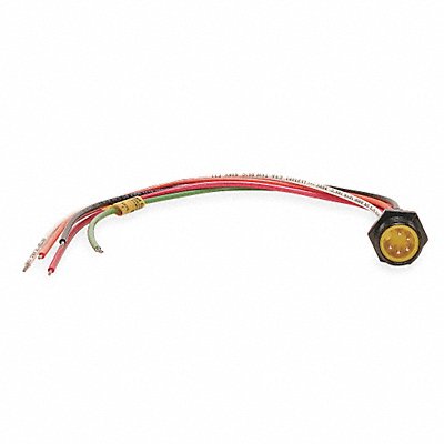 BRAD HARRISON 1R5006A20A120 External Thread Receptacle 5 Male 16 AWG
