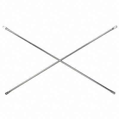 BIL-JAX 100107 Scaffold Crossbrace 7-1/2 ft L 1 in H