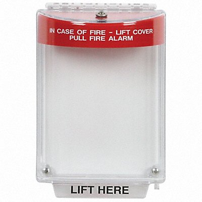 SAFETY TECHNOLOGY INTERNATIONAL STI13010FR Pull Station Guard Flush 2-21/32inD