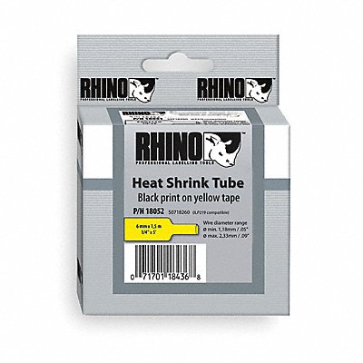 DYMO 18058 Heat Shrink Tube Label 60 in L