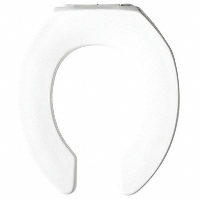 BEMIS 2055CT000 Toilet Seat Round Bowl Open Front White